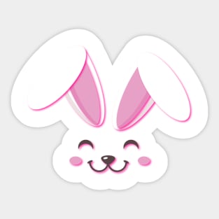 Happy Easter Bunny Sticker